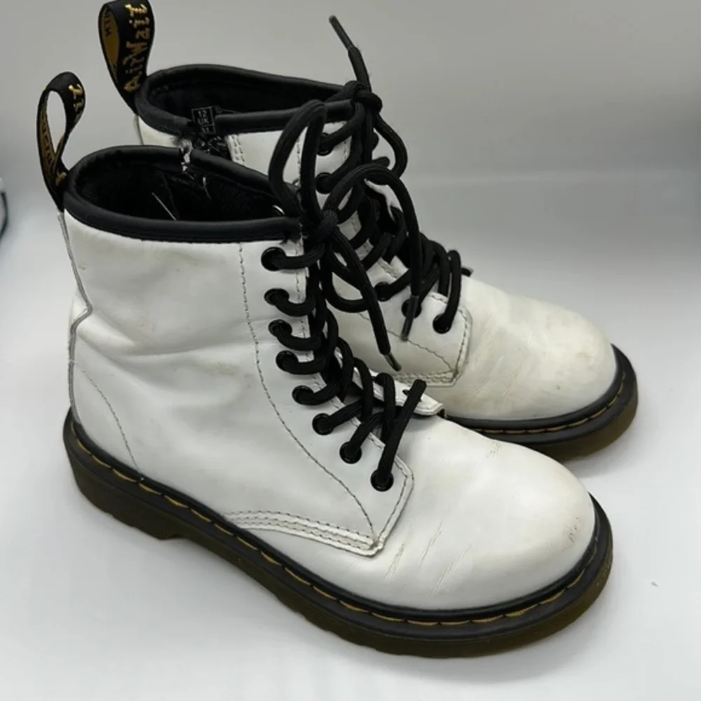 Dr. Martens JUNIOR 1460 LEATHER LACE UP BOOTS size 13
